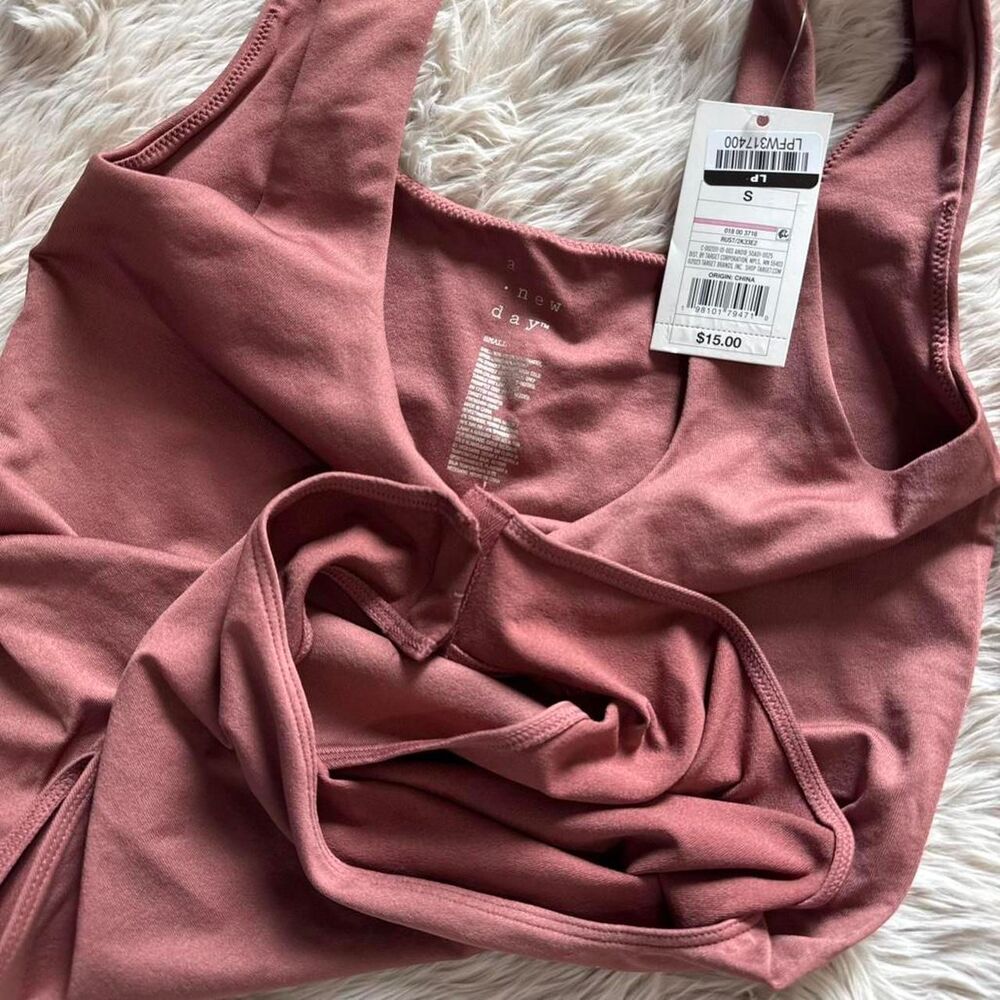 A New Day Spandex Bodysuit in Rust SMALL NWT - Picture 4 of 6